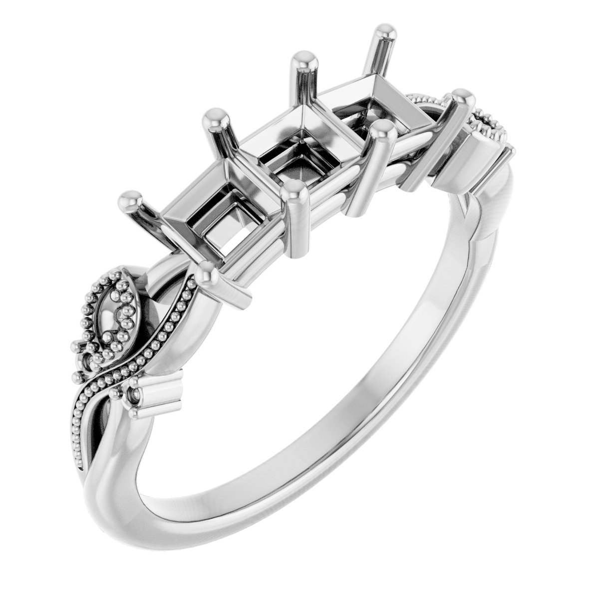 Three-Stone Anniversary Band