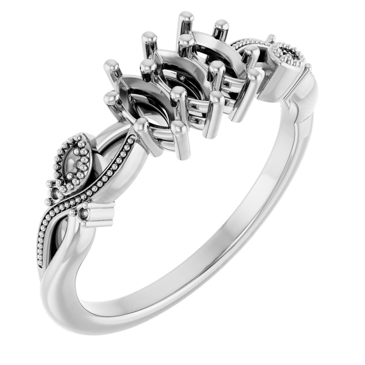 Three-Stone Anniversary Band