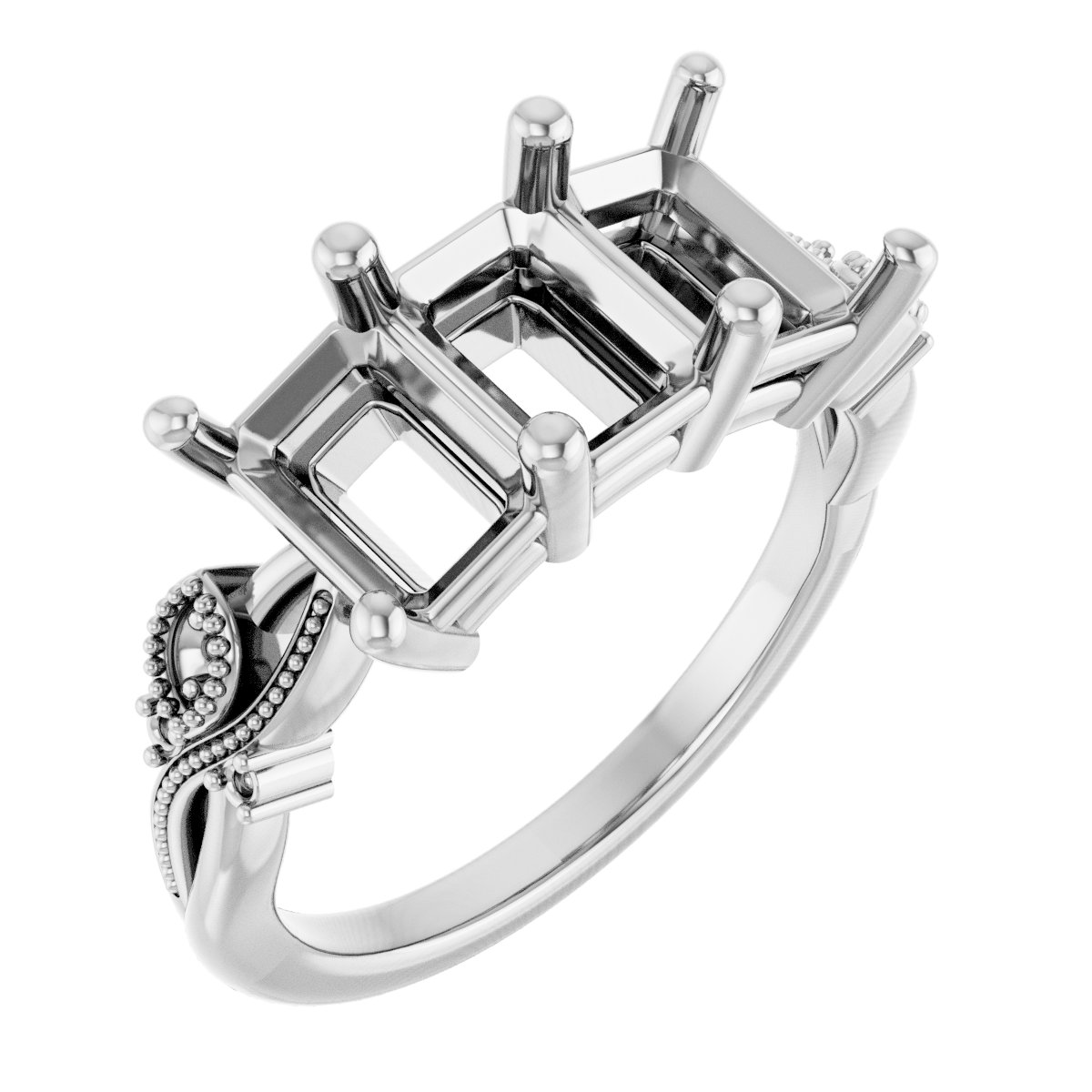 Three-Stone Anniversary Band