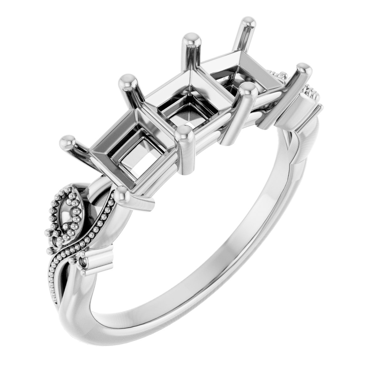 Three-Stone Anniversary Band