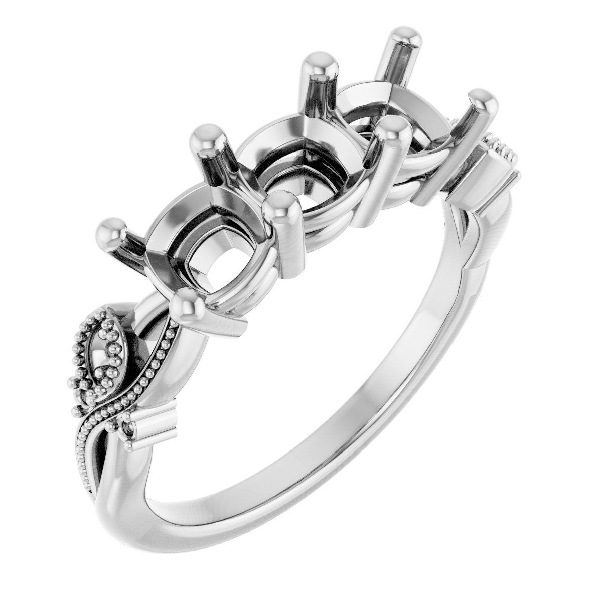 Three-Stone Anniversary Band