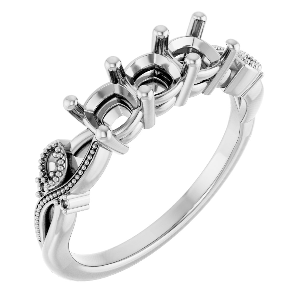 Three-Stone Anniversary Band