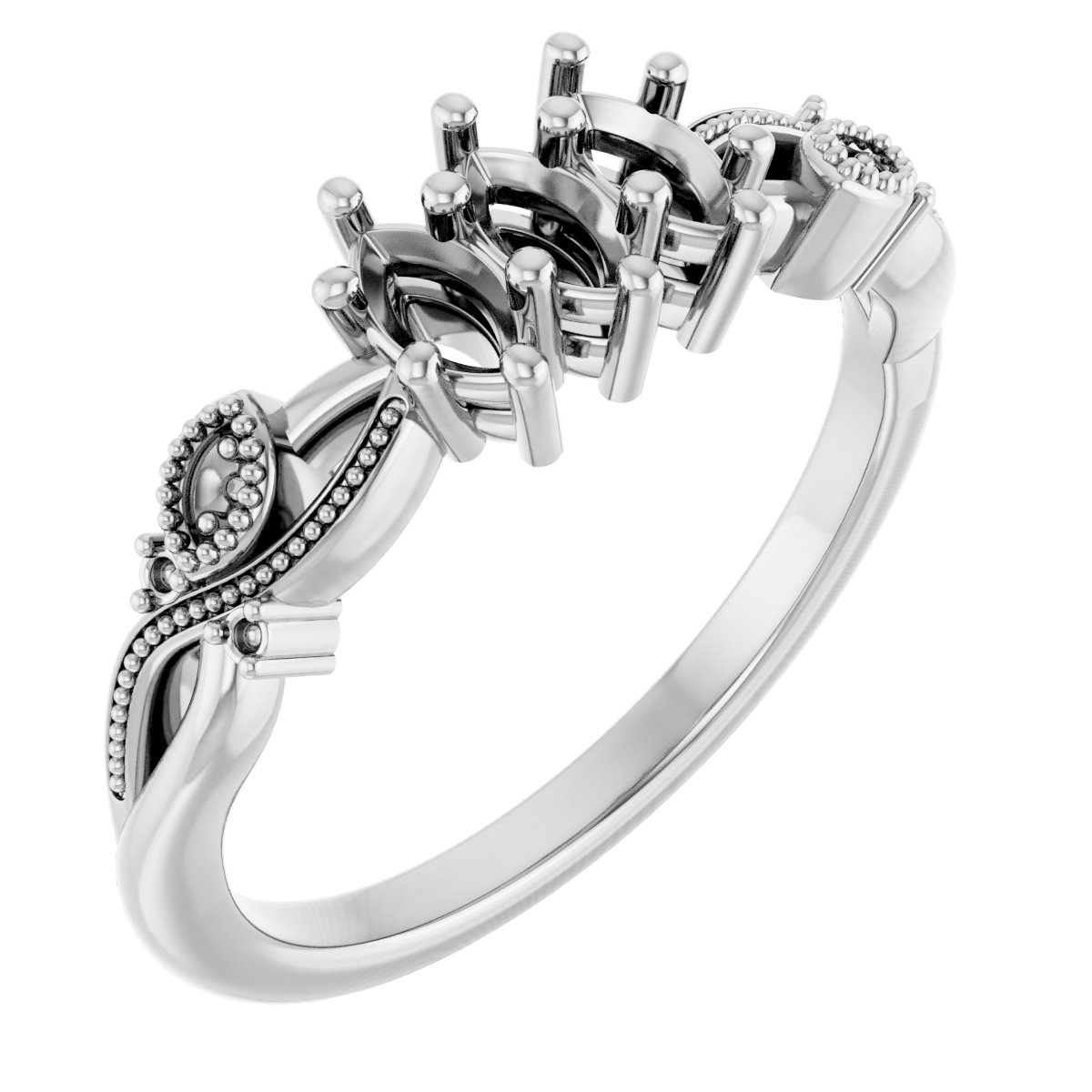 Three-Stone Anniversary Band