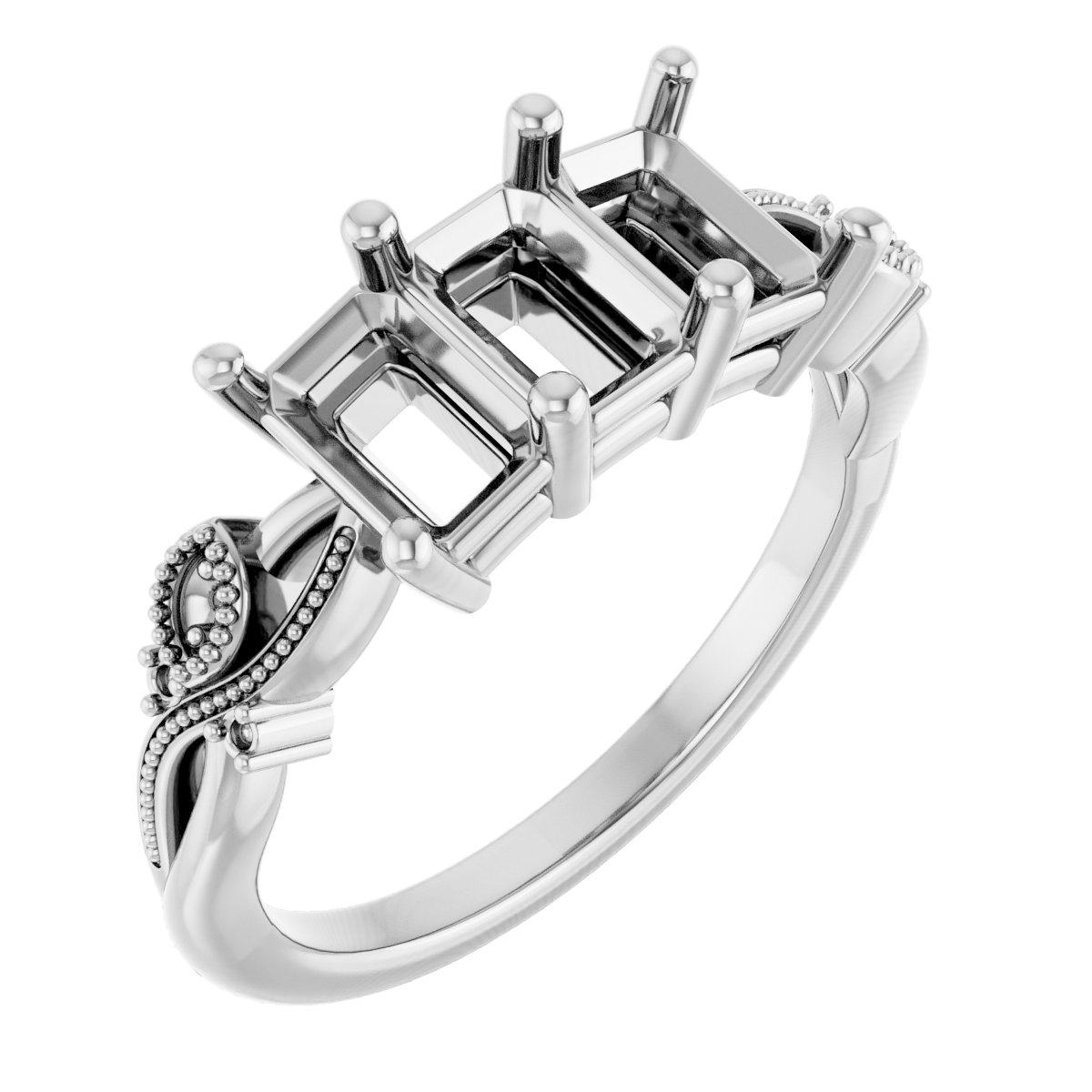 Three-Stone Anniversary Band