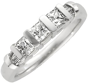 Platinum .75 CTW Diamond Anniversary Band Ref 217096