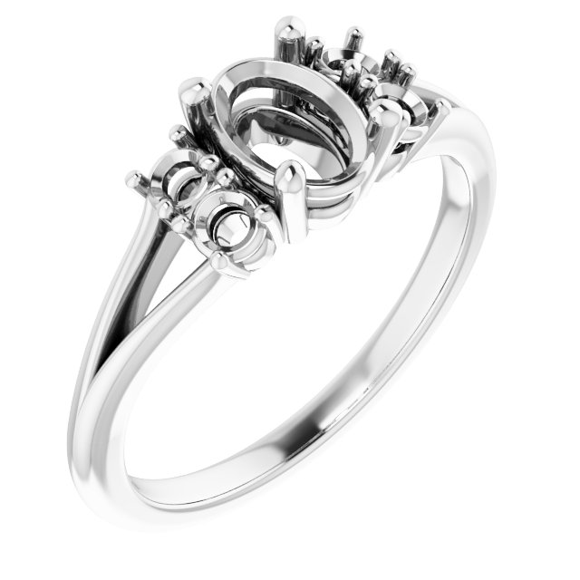 Accented Engagement Ring