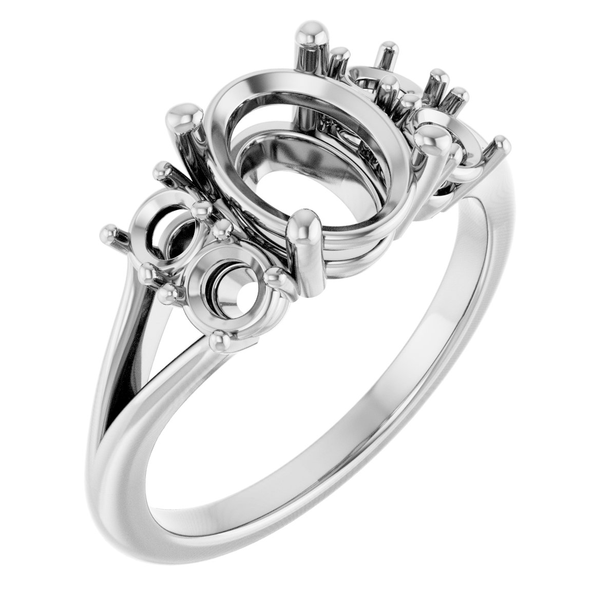 Accented Engagement Ring