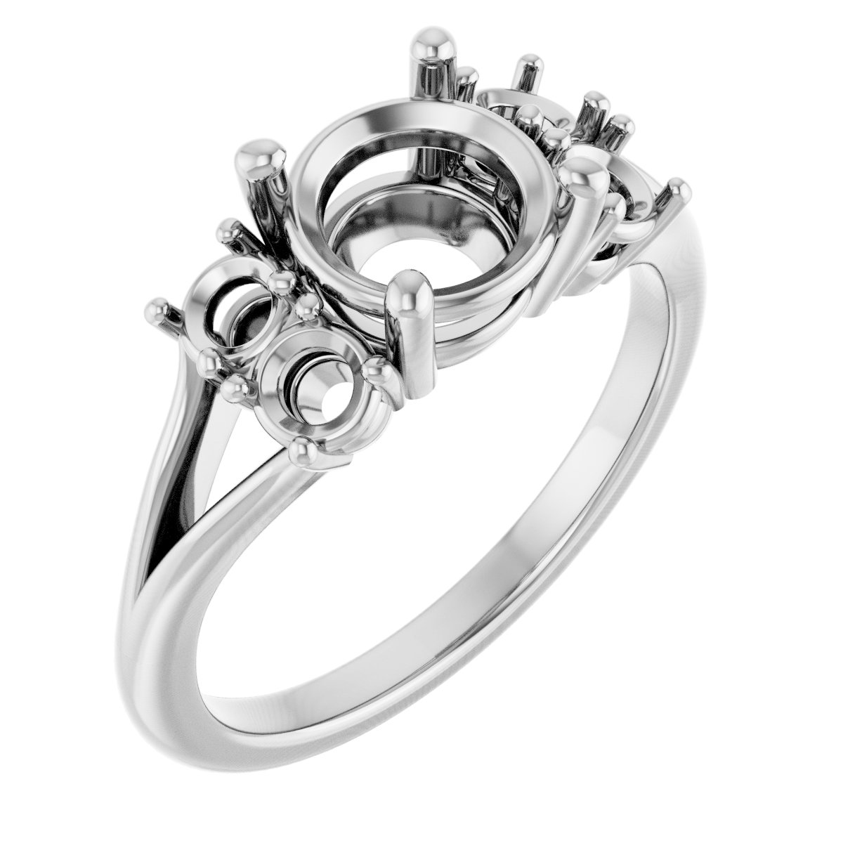 Accented Engagement Ring