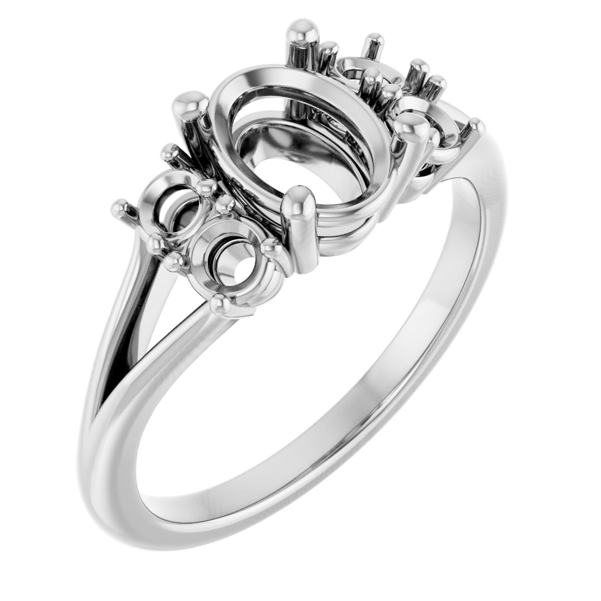 Accented Engagement Ring