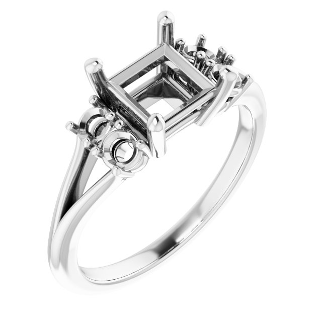 Accented Engagement Ring