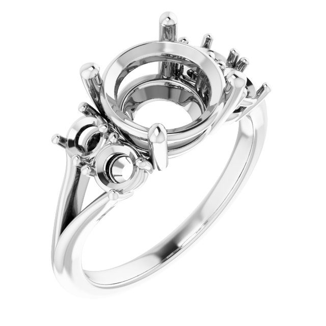 Accented Engagement Ring