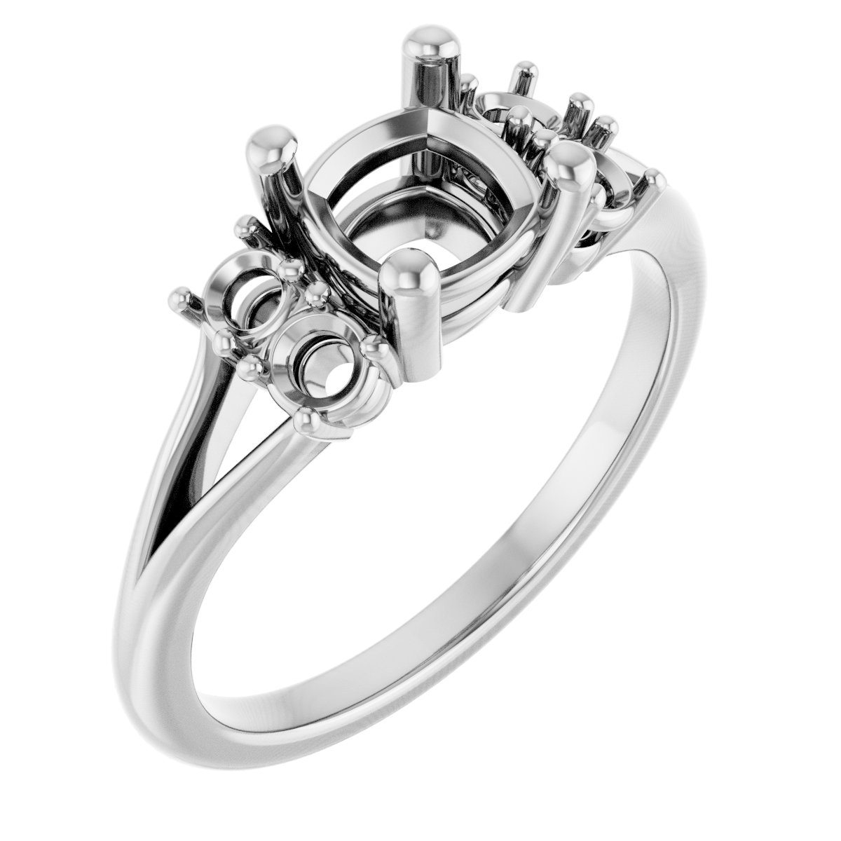 Accented Engagement Ring