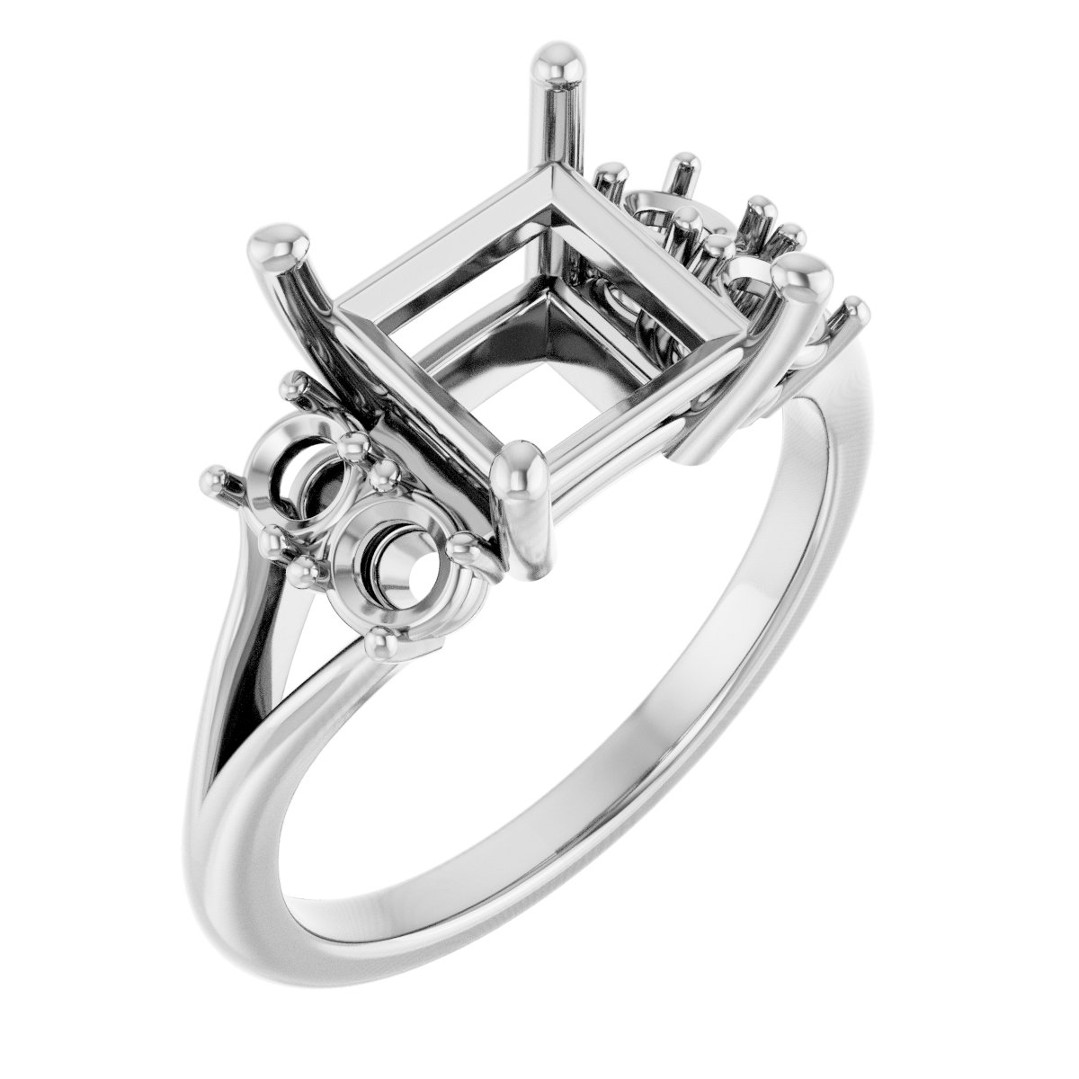 Accented Engagement Ring