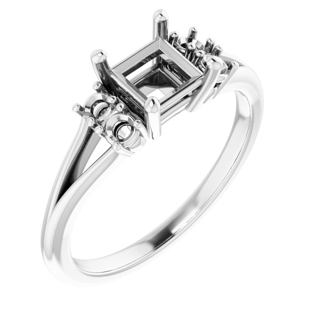 Accented Engagement Ring