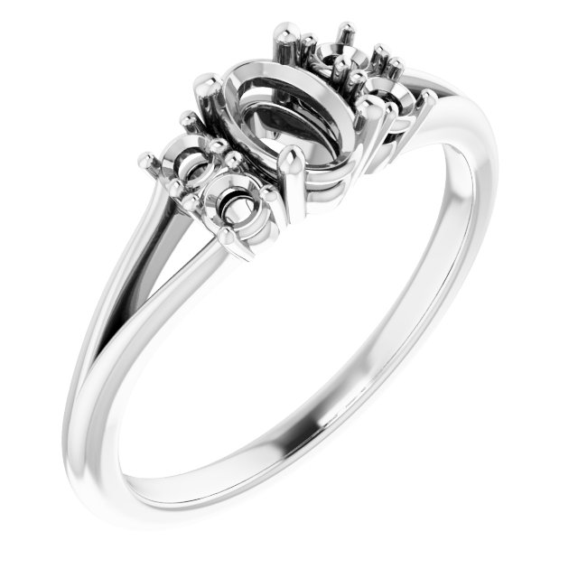 Accented Engagement Ring