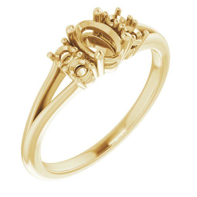 Accented Engagement Ring
