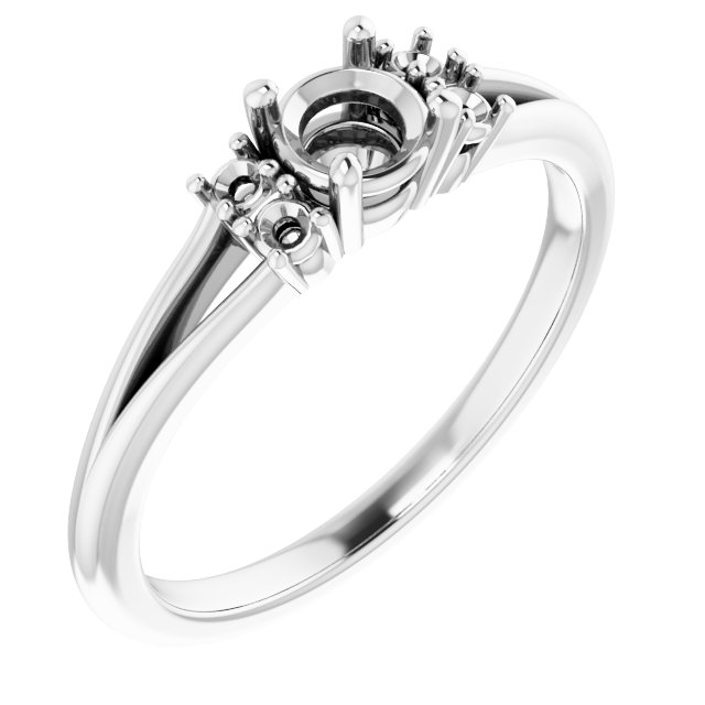 Accented Engagement Ring