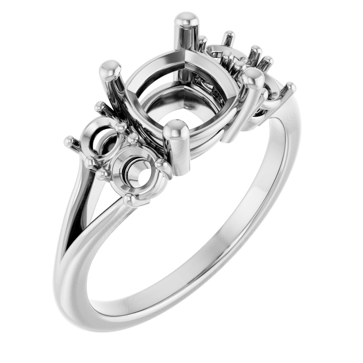 Accented Engagement Ring