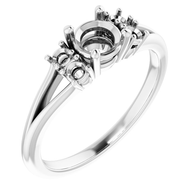 Accented Engagement Ring