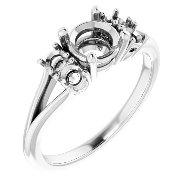 Accented Engagement Ring