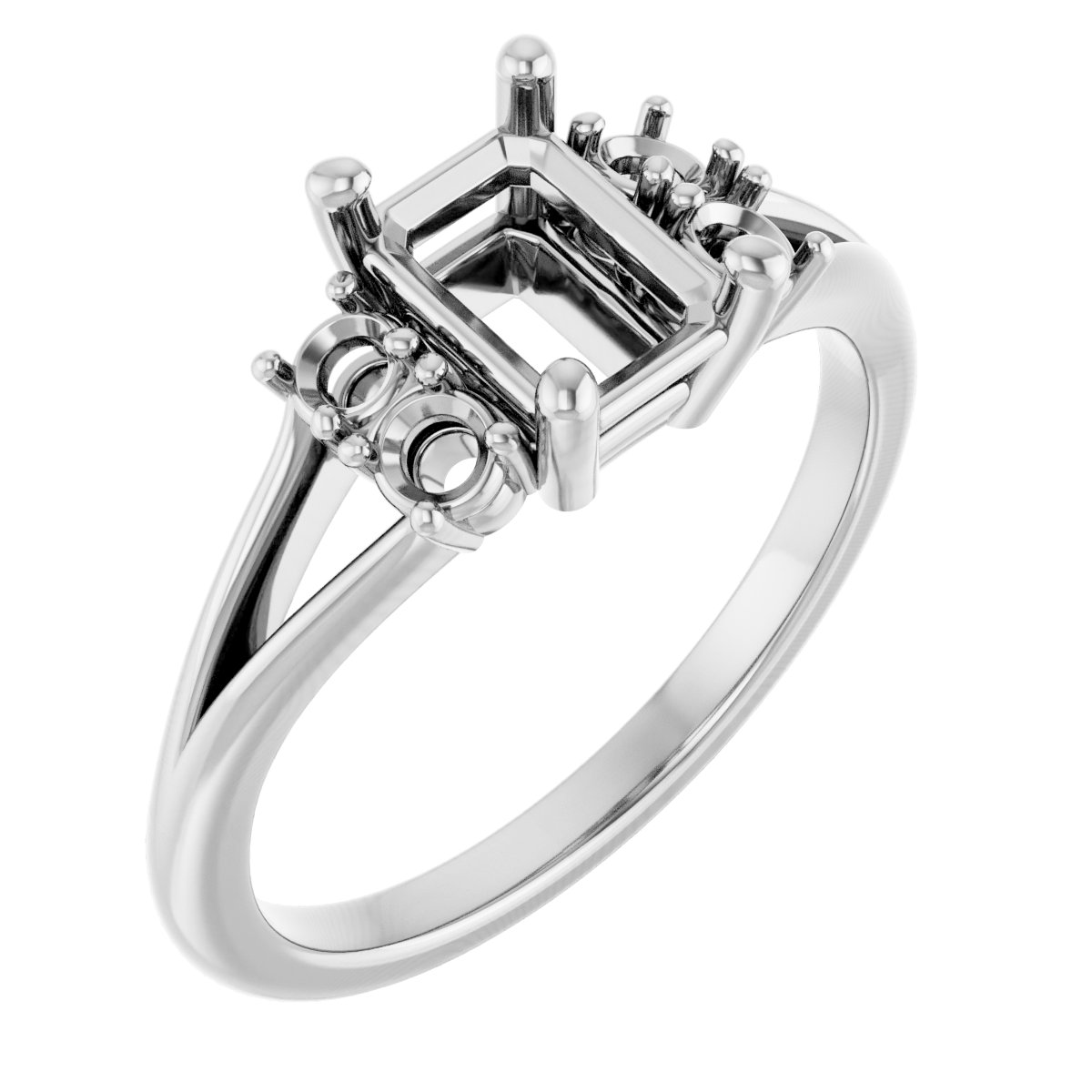 Accented Engagement Ring
