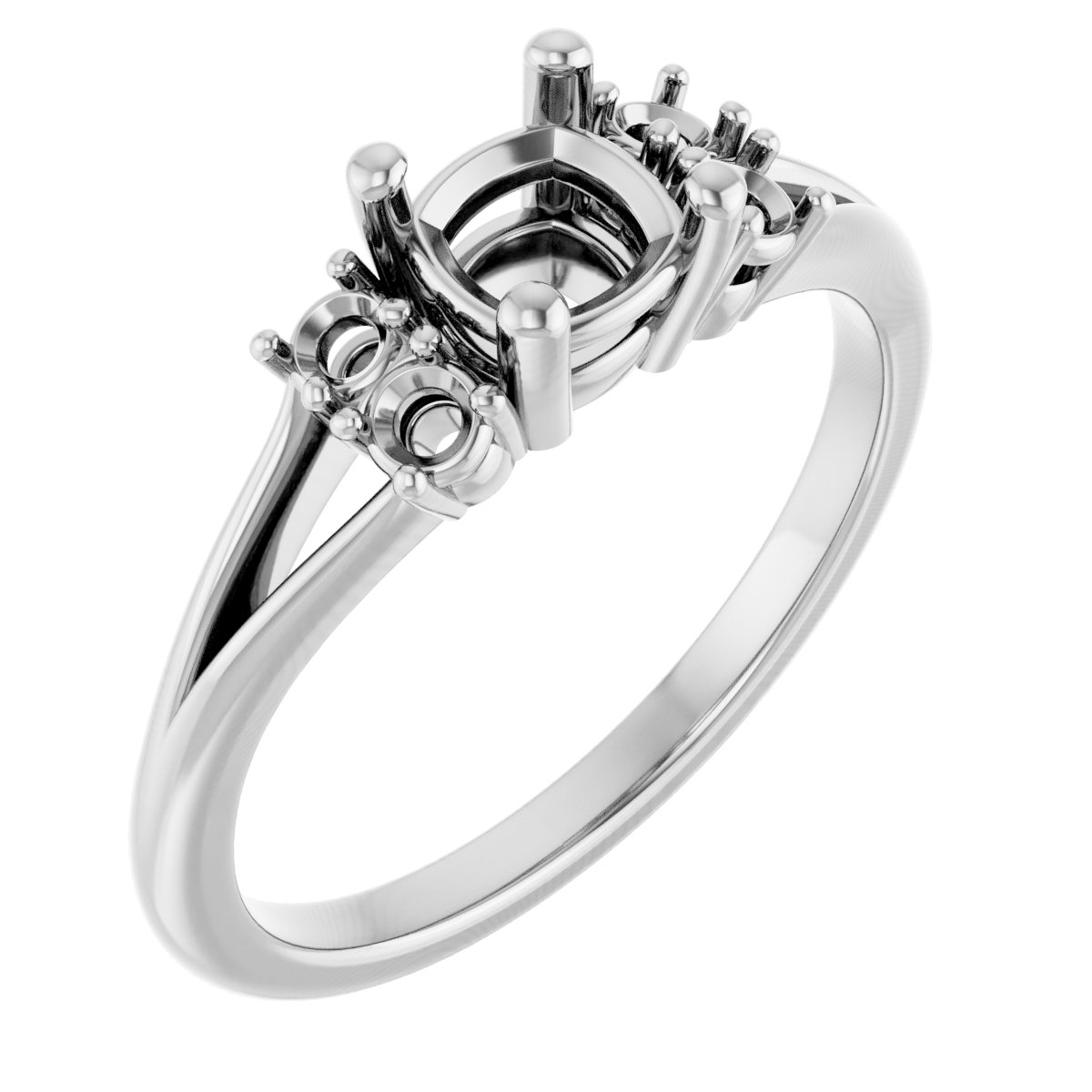 Accented Engagement Ring