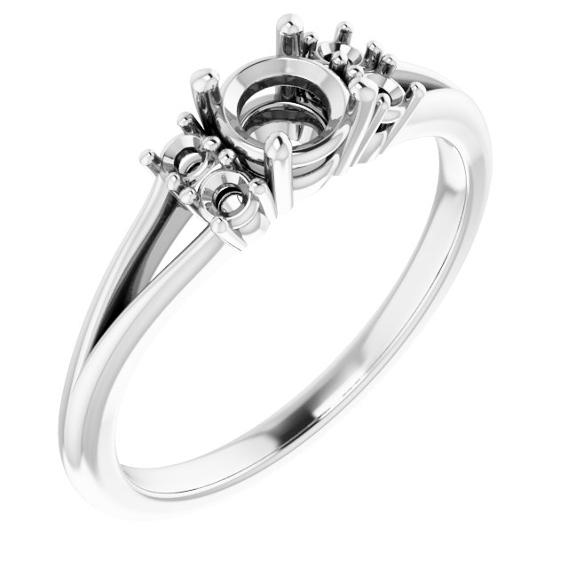 Accented Engagement Ring