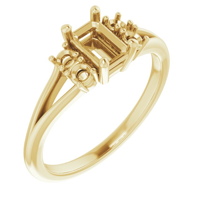 Accented Engagement Ring
