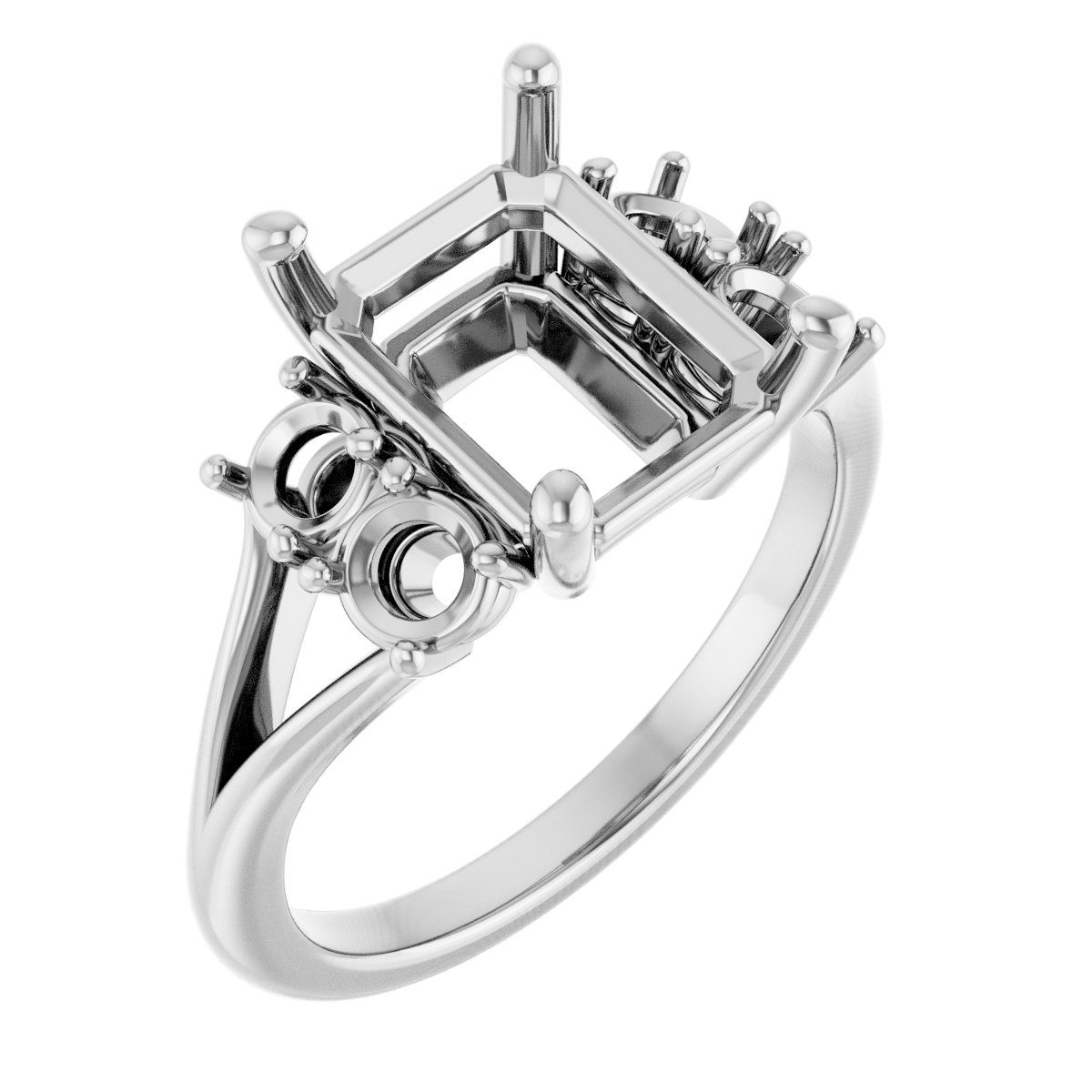 Accented Engagement Ring