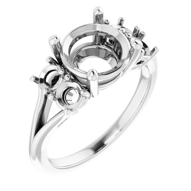 Accented Engagement Ring