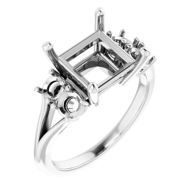 Accented Engagement Ring