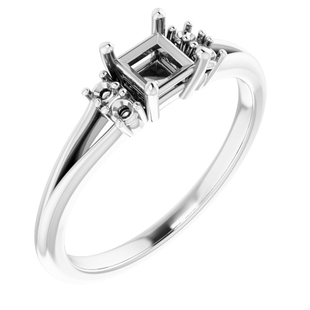 Accented Engagement Ring