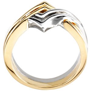 & Sterling Silver Geometric Ring view 2