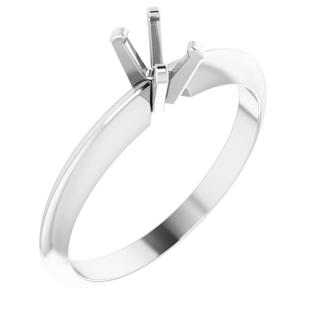 Lightweight Solitaire Engagement Ring