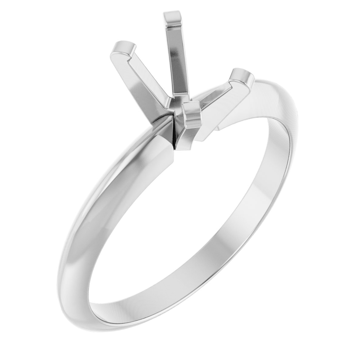 Lightweight Solitaire Engagement Ring