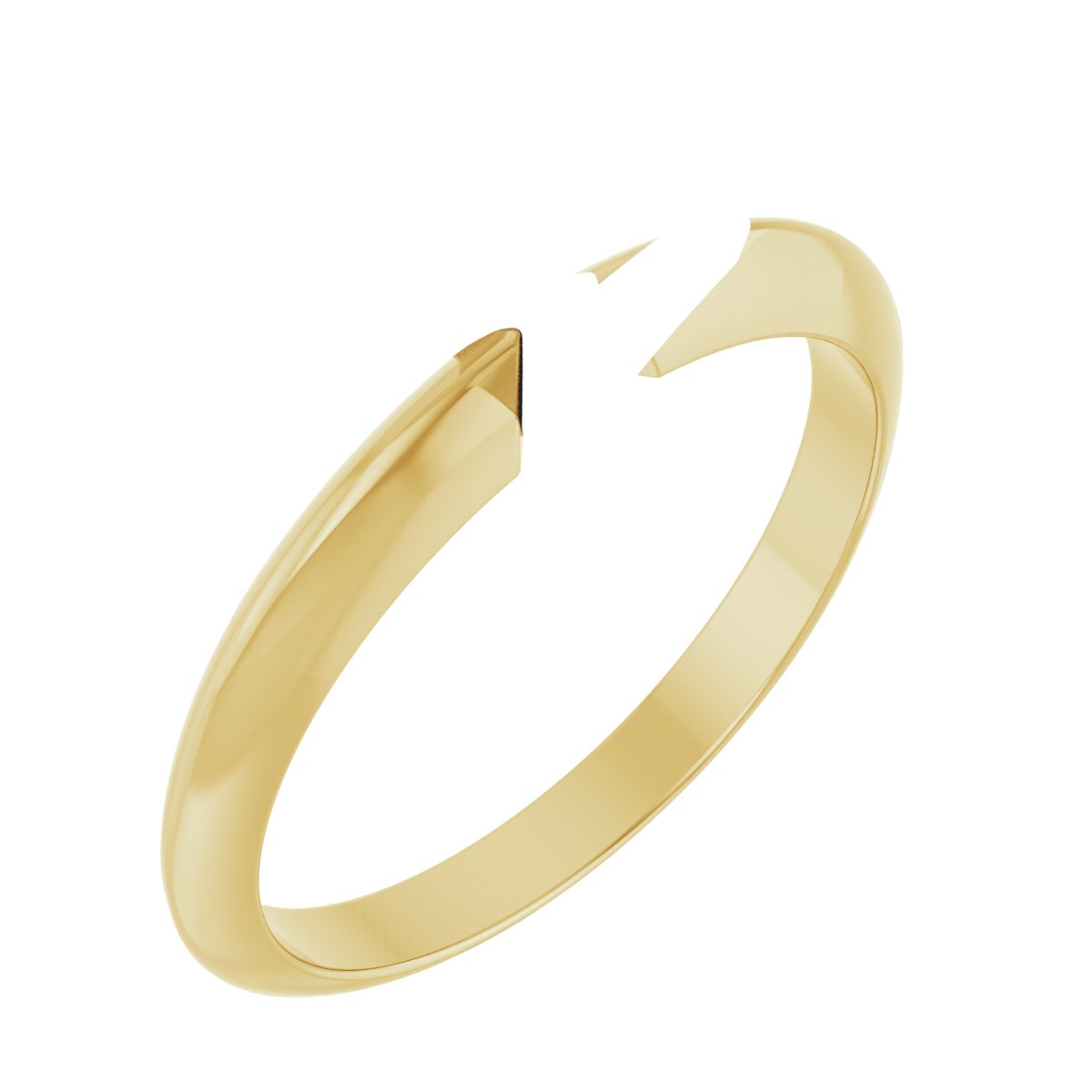 Lightweight Solitaire Engagement Ring