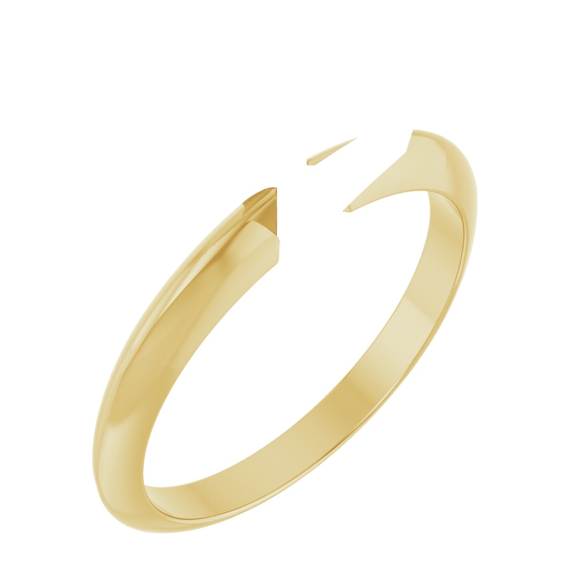 Lightweight Solitaire Engagement Ring
