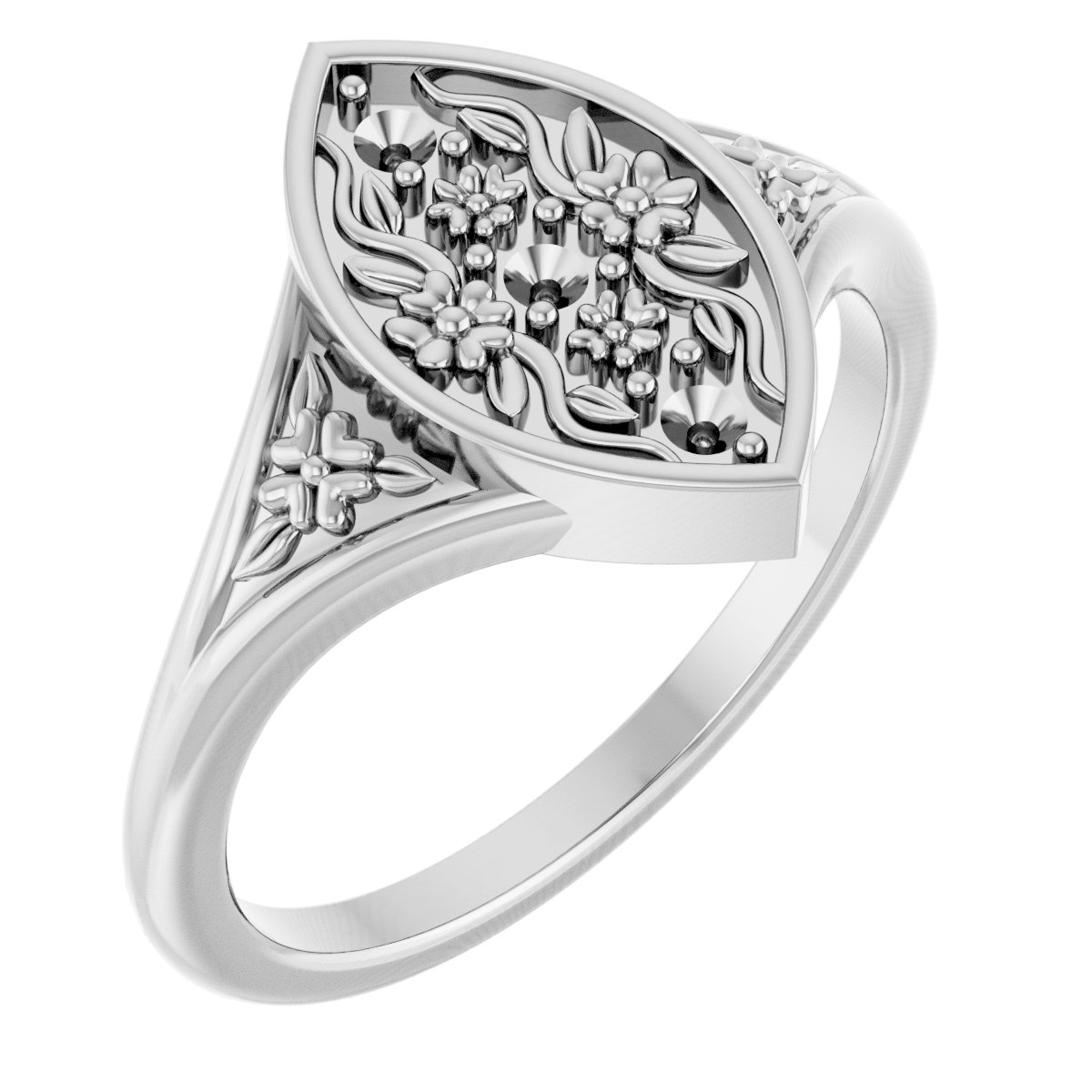Vintage-Inspired Family Ring
