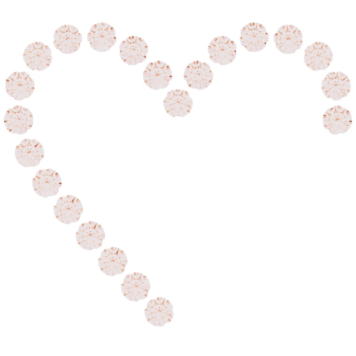 Accented Heart Charm Bail
