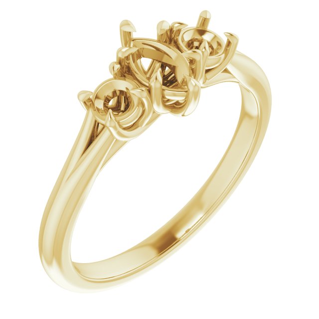 Three-Stone Engagement Ring