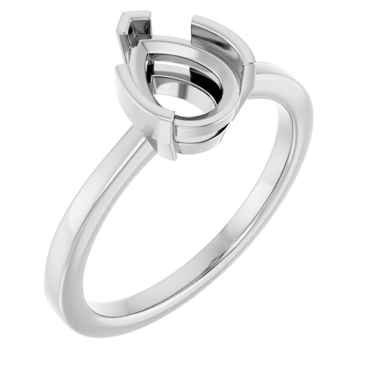 Half-Bezel Ring