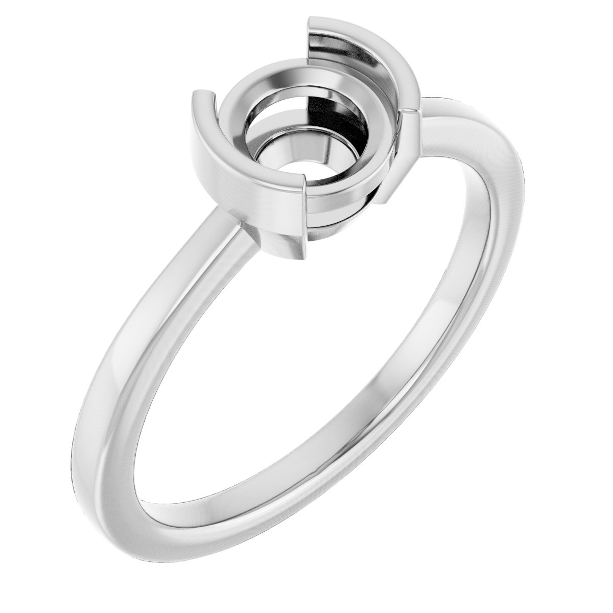 Half-Bezel Ring