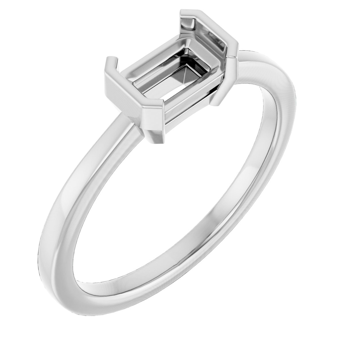 Half-Bezel Ring