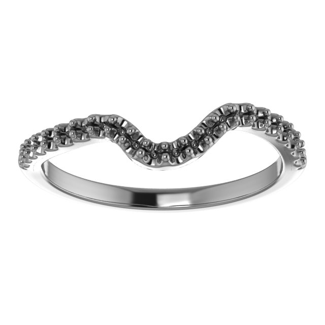 Band Mounting for 6x4 mm Oval Ring view 3