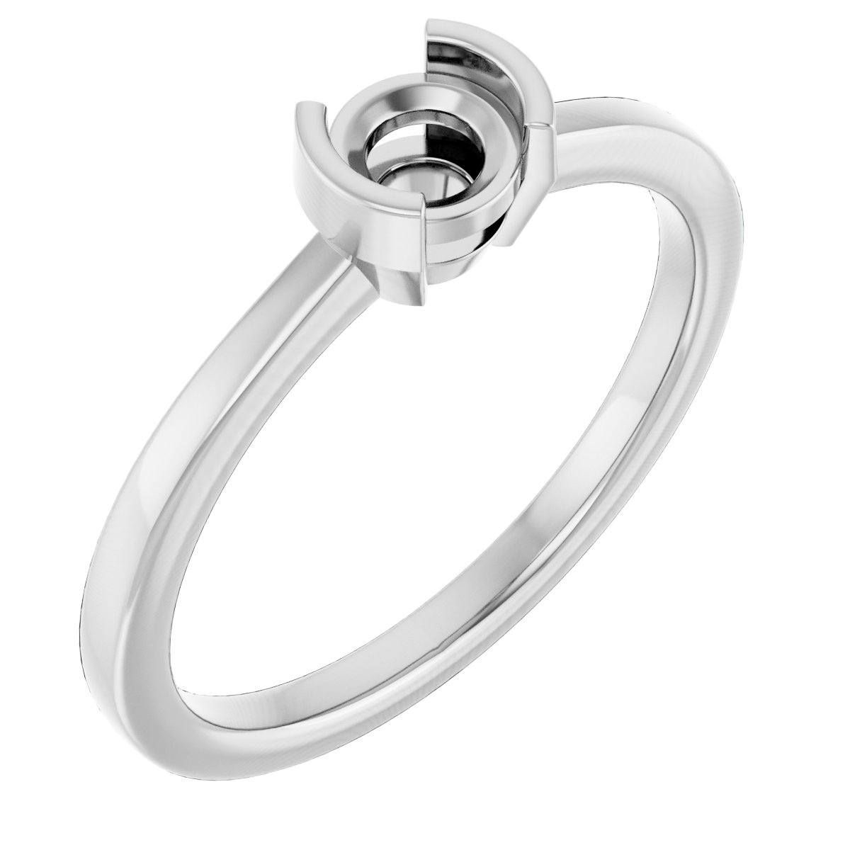Half-Bezel Ring