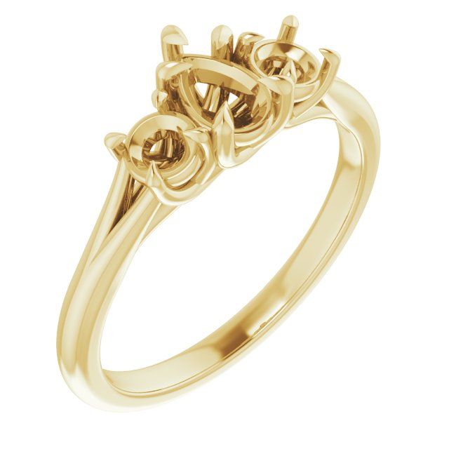 Three-Stone Engagement Ring