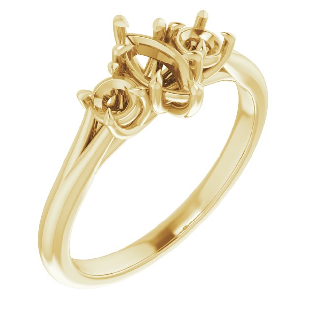 Three-Stone Engagement Ring