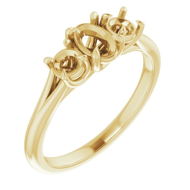 Three-Stone Engagement Ring