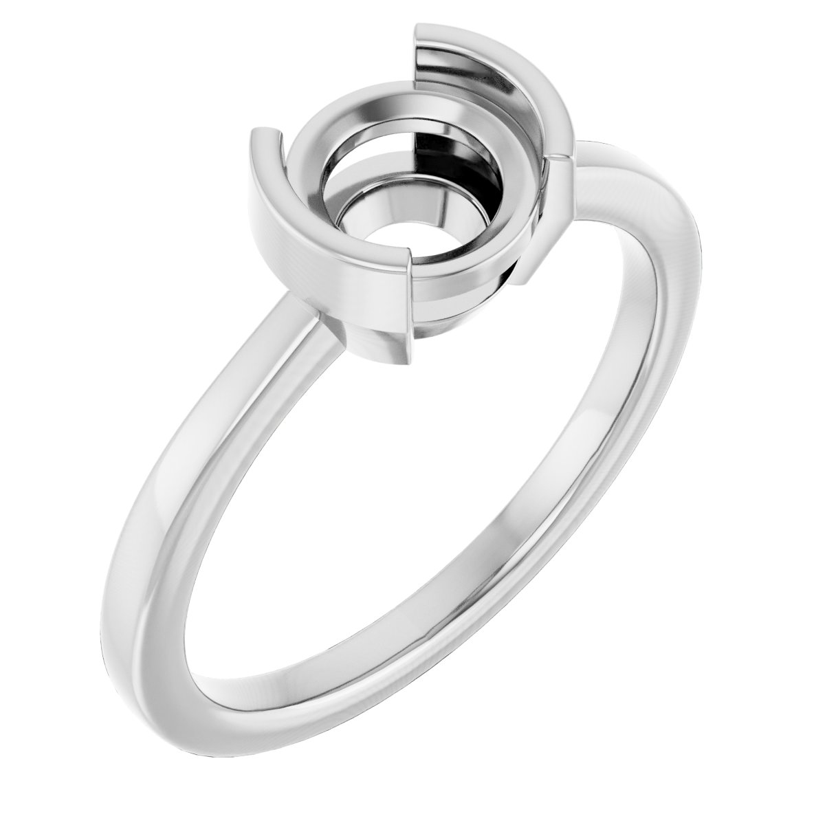 Half-Bezel Ring