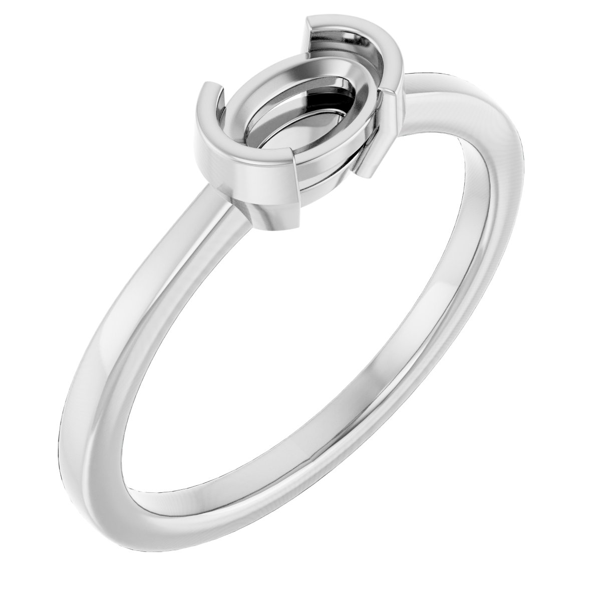 Half-Bezel Ring